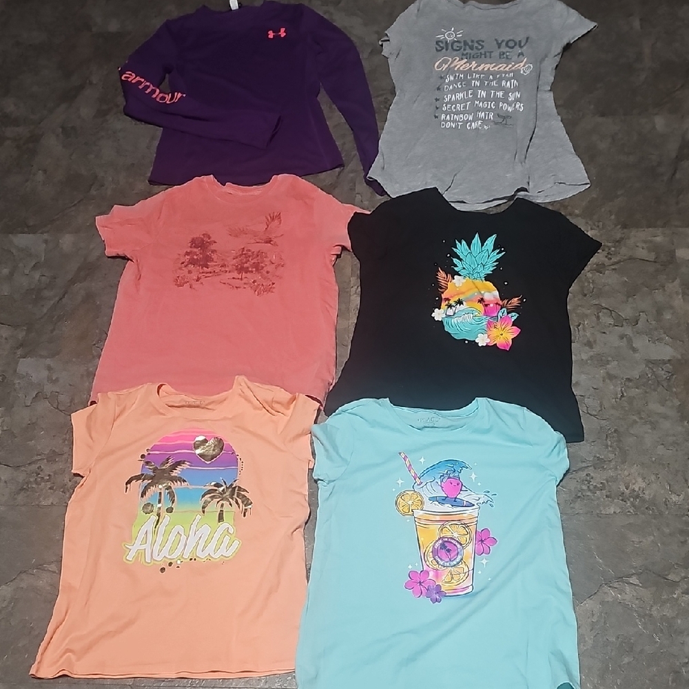 Colorful Graphic T-Shirts Set